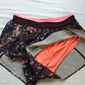 Lululemon first descent floral split second short
